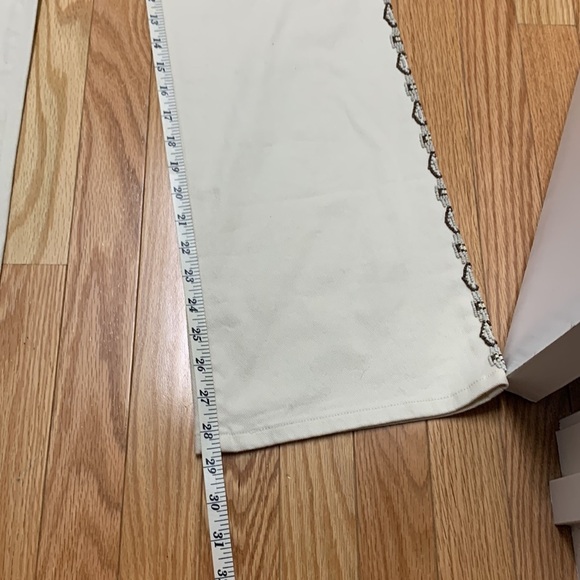 Ralph Lauren Hand beaded Native Design Pinstripe Denim‎ - Picture 8 of 8